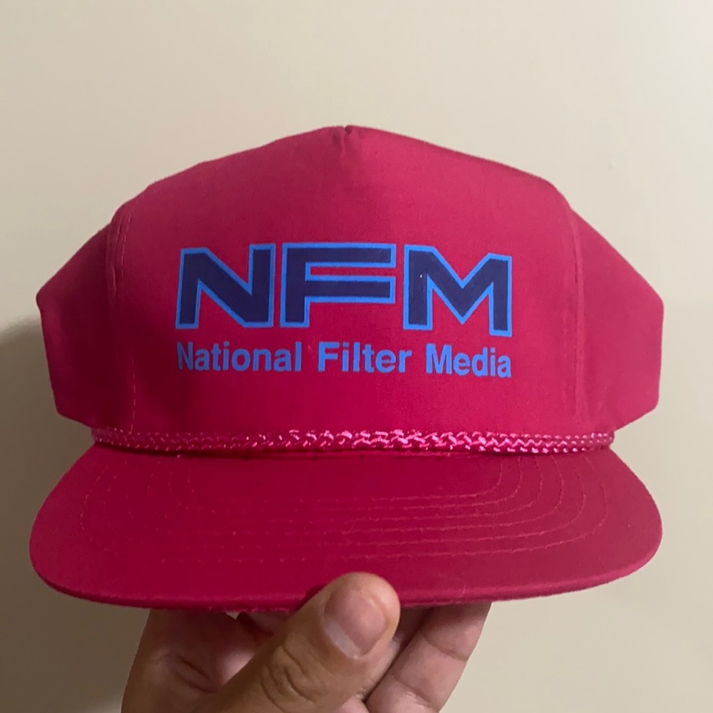 Vintage National Filter Media SnapBack Hat